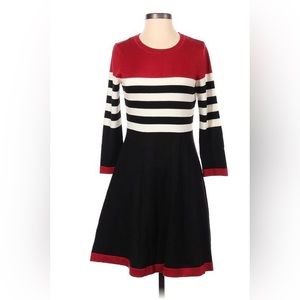 Jessica Howard Color Block Sweater Dress
